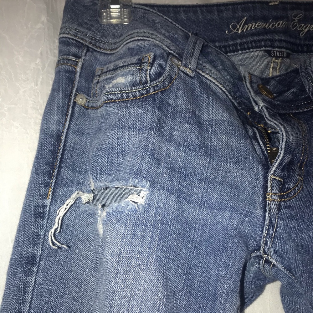 American Eagle low rise original boot cut jeans